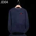 air jordan sweater long sleeved basketball clothes jordan blue jd04